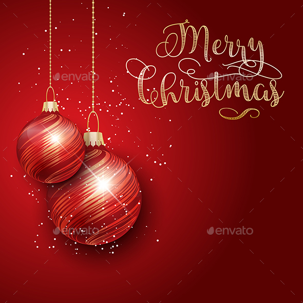 Merry Christmas background by kjpargeter | GraphicRiver