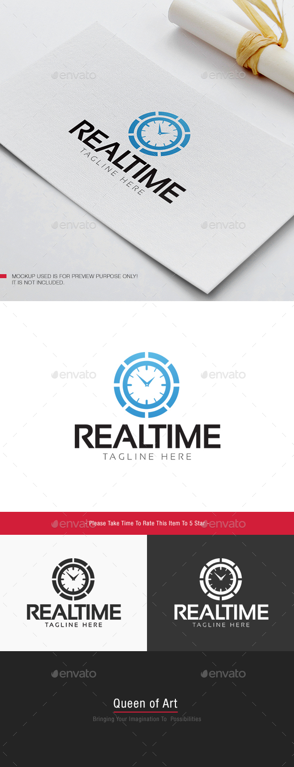 Real Time Logo - Objects Logo Templates
