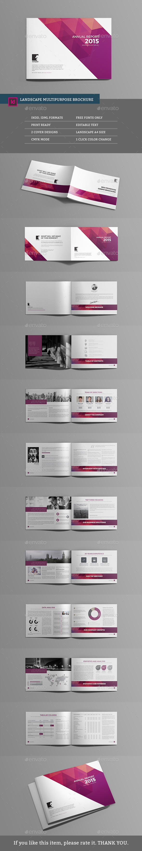 Landscape Multipurpose Brochure - Corporate Brochures