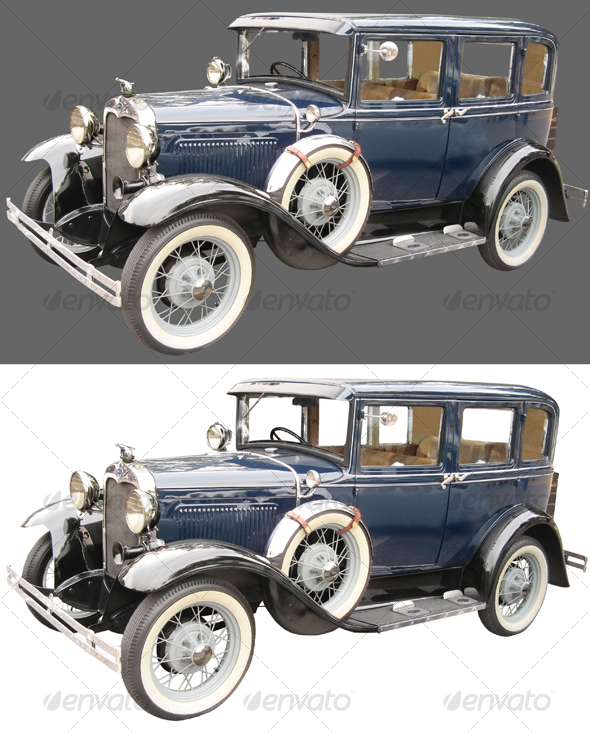 Ancient Car 03 - Industrial & Science Isolated Objects