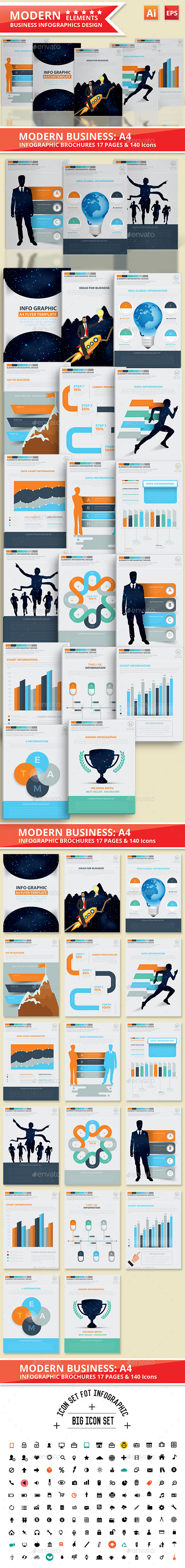 Modern Business Infographics Design