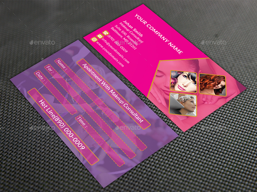 Beauty & Spa Business Card, Print Templates 