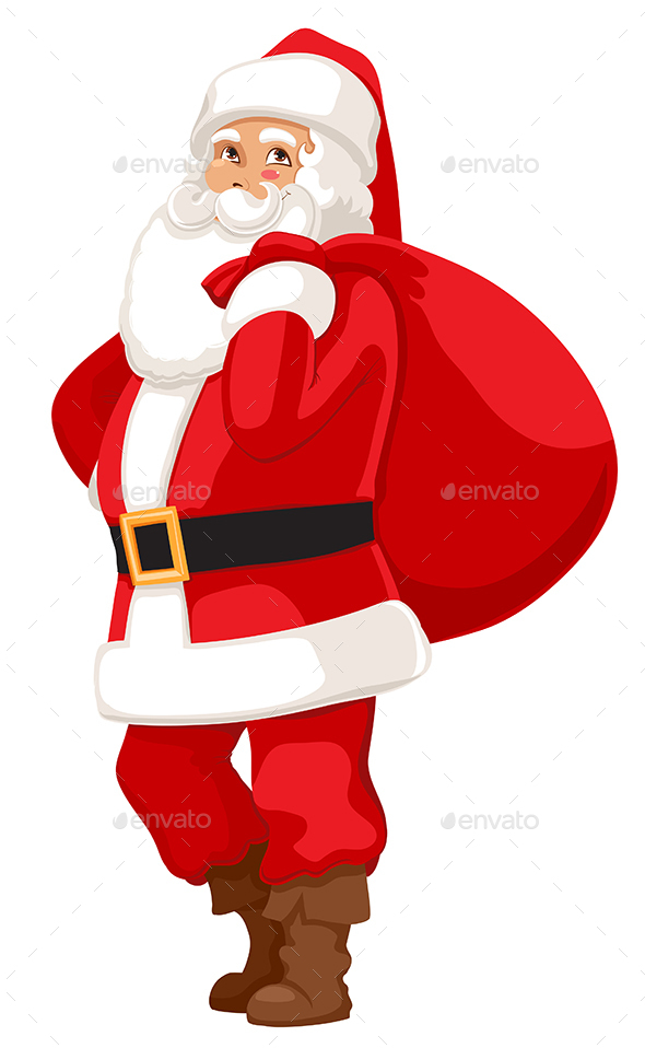 Cheerful Santa - Christmas Seasons/Holidays