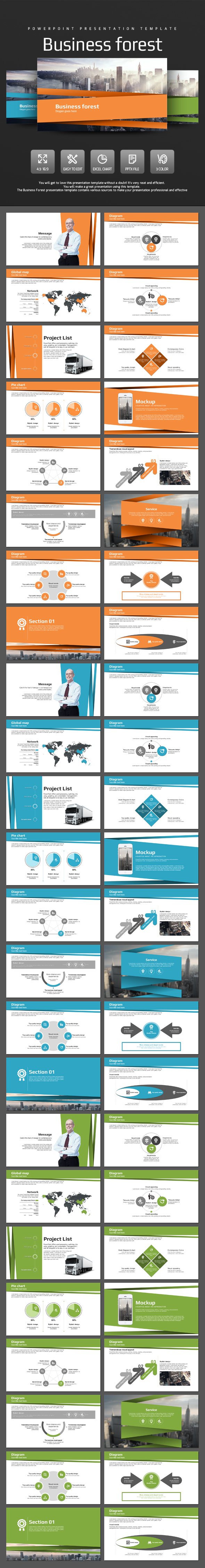 Business Forest - PowerPoint Templates Presentation Templates