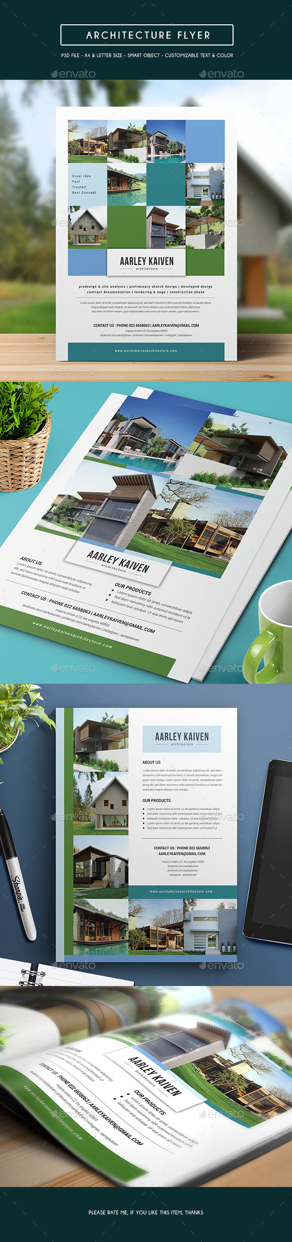 Architecture Flyer / Magazine Ad - Corporate Flyers
