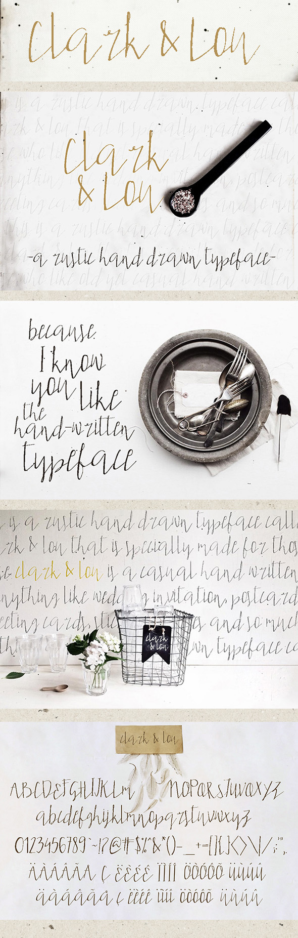 Clark & Lou - Hand-writing Script