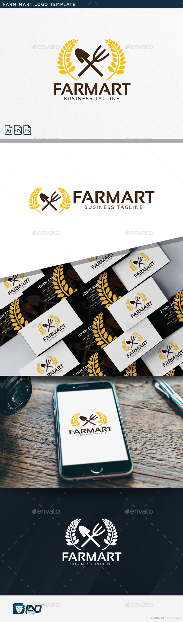Farmer Market Logo - Symbols Logo Templates
