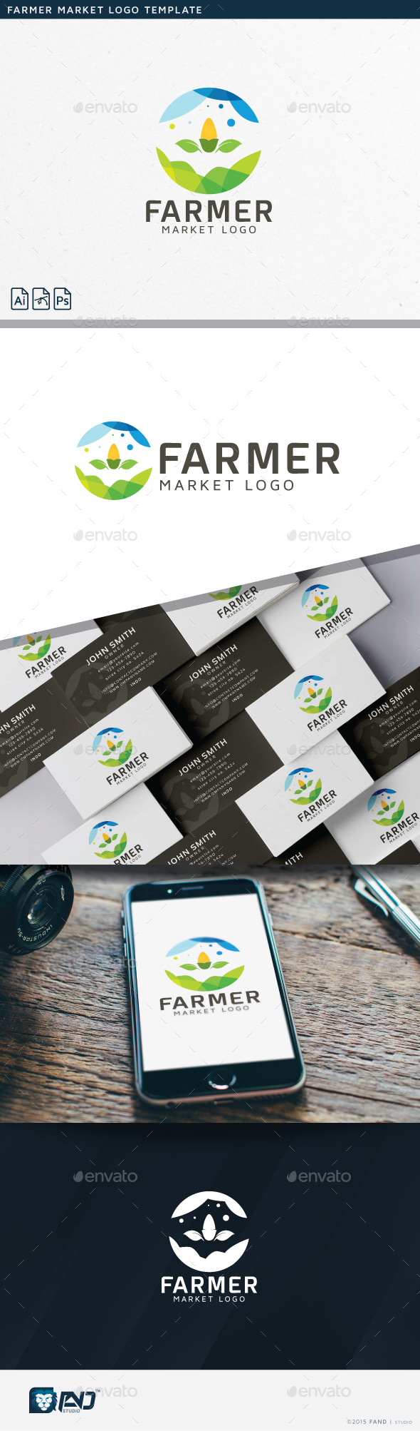 Farmer Market - Symbols Logo Templates