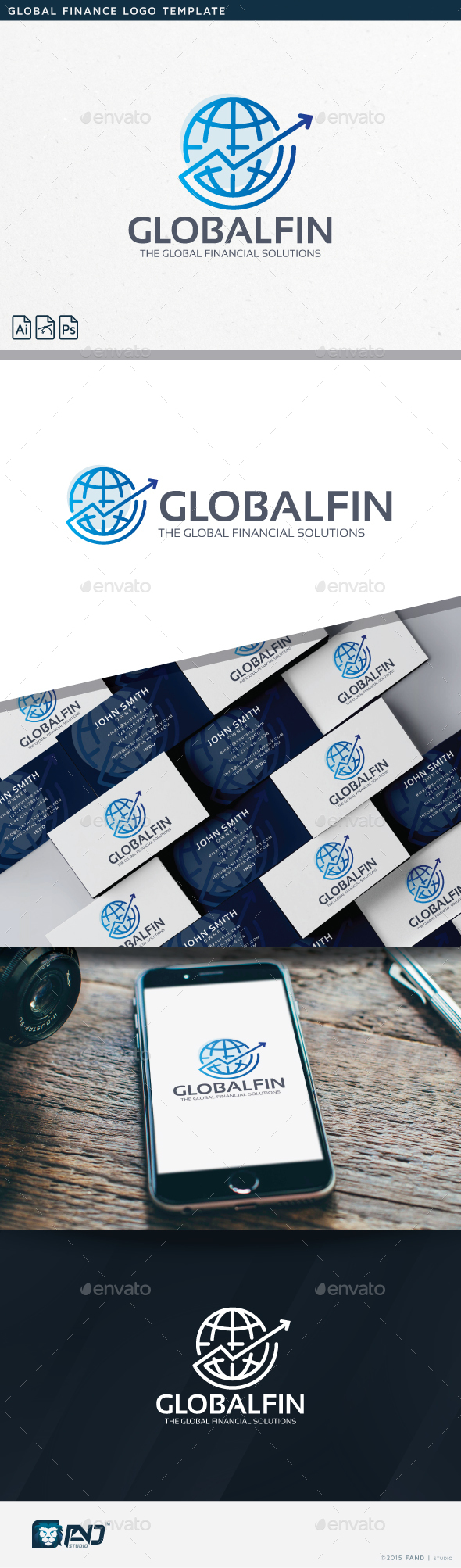 Global Finance - Vector Abstract