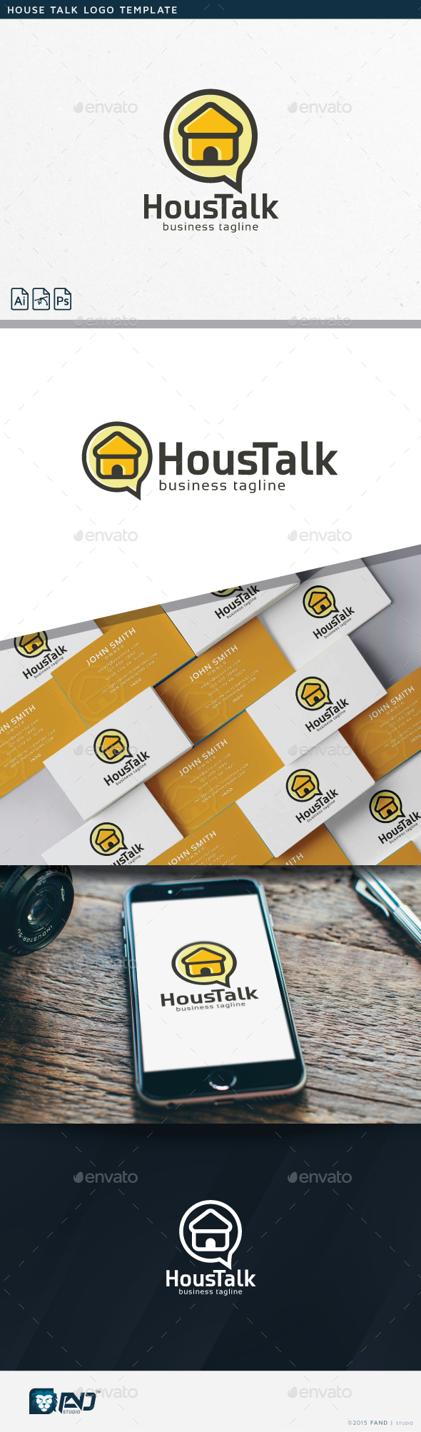 House Talk Logo - Objects Logo Templates