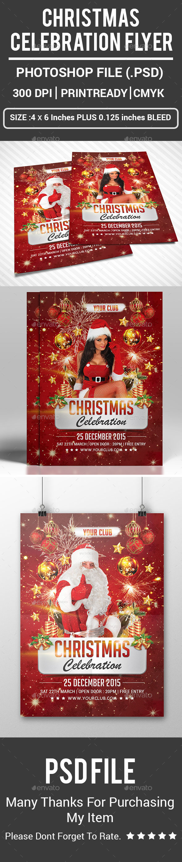 Christmas Celebration Flyer - Events Flyers