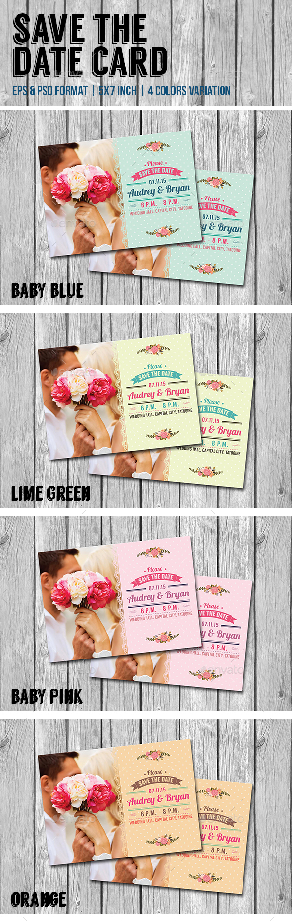 Save The Date Card - Weddings Cards & Invites