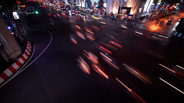 Light Trails on City Street 01 alt