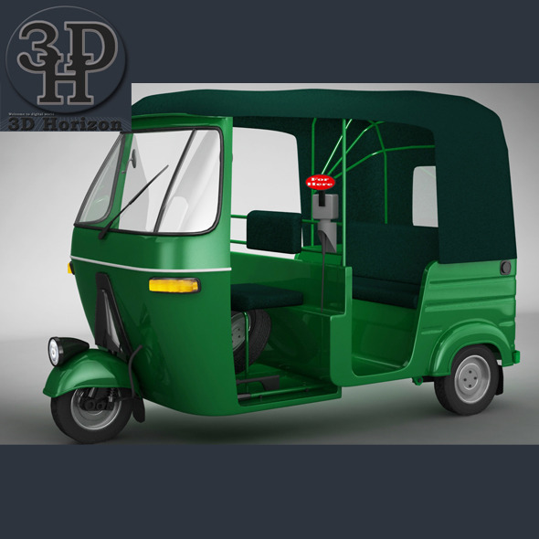 Bajaj Auto Rickshaw - 3Docean 1399544