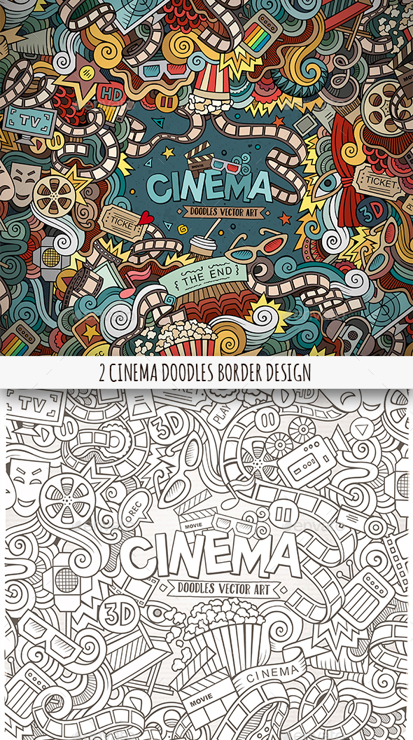 2 Cinema Doodles Frames - Media Technology