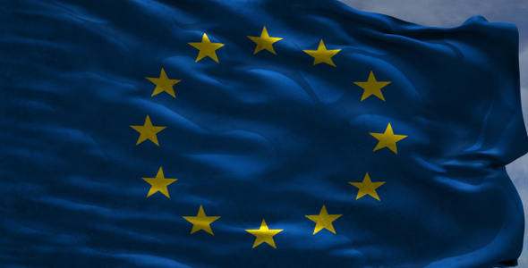 Europe Looped Flag
