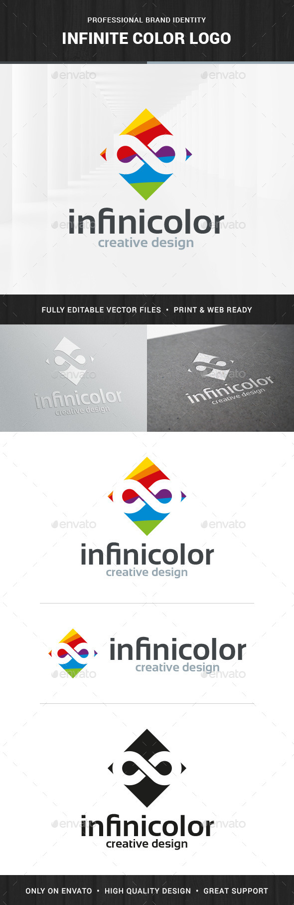 Infinite Color Logo Template - Symbols Logo Templates