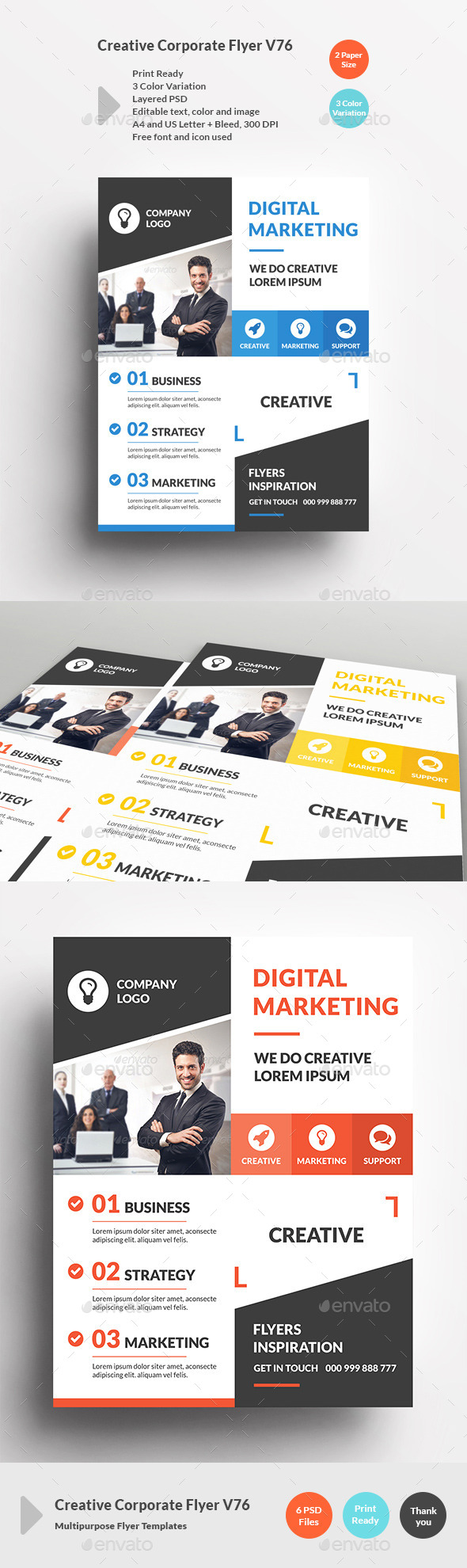 Creative Corporate Flyer V76 - Corporate Flyers