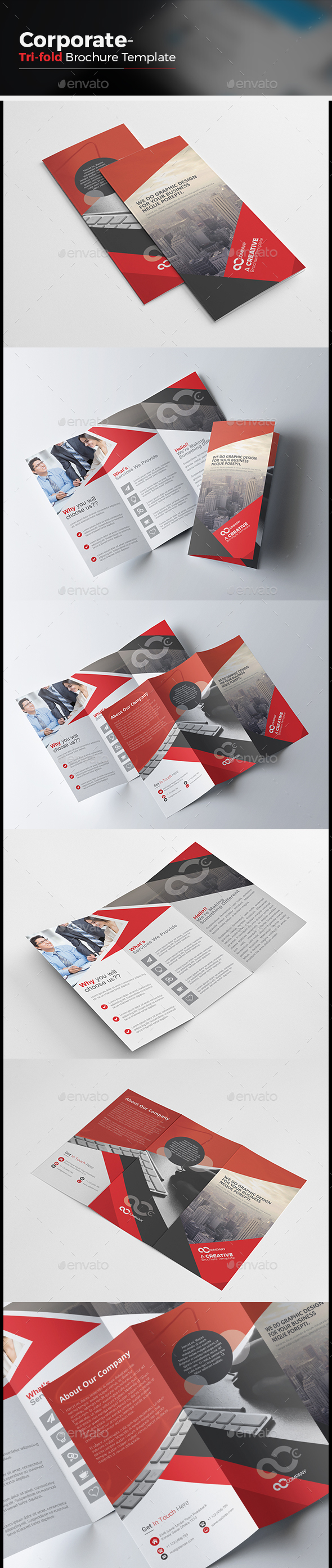 Corporate Tri fold Brochure - Corporate Brochures