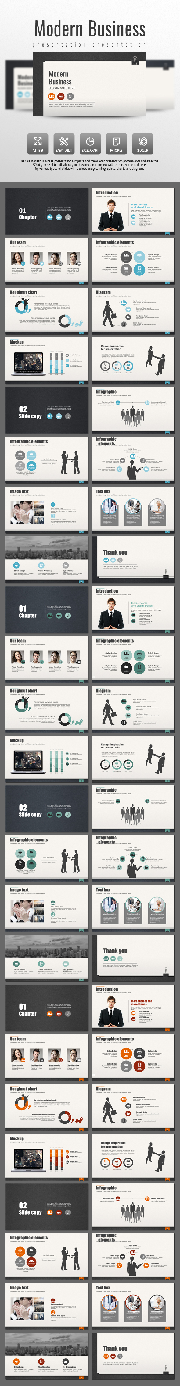 Modern Business - Business PowerPoint Templates