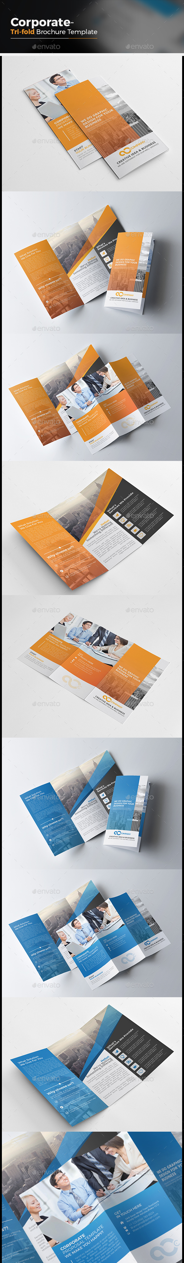 Corporate Tri-fold Brochure - Corporate Brochures