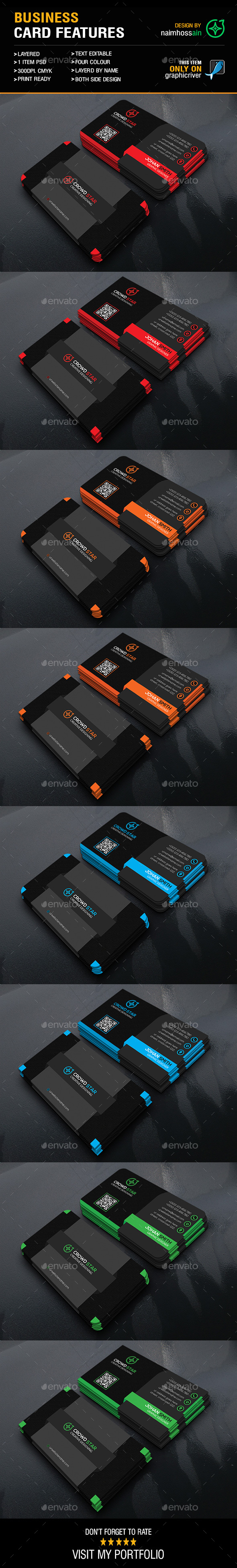 Corporate Business Card - Business Cards Print Templates