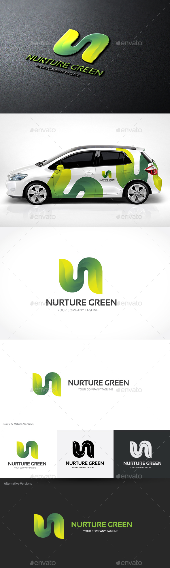 Nurture Green - Nature Logo Templates