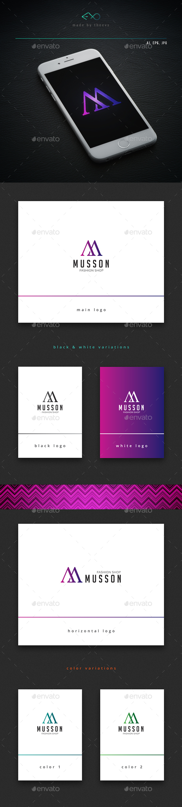 Musson - Letters Logo Templates