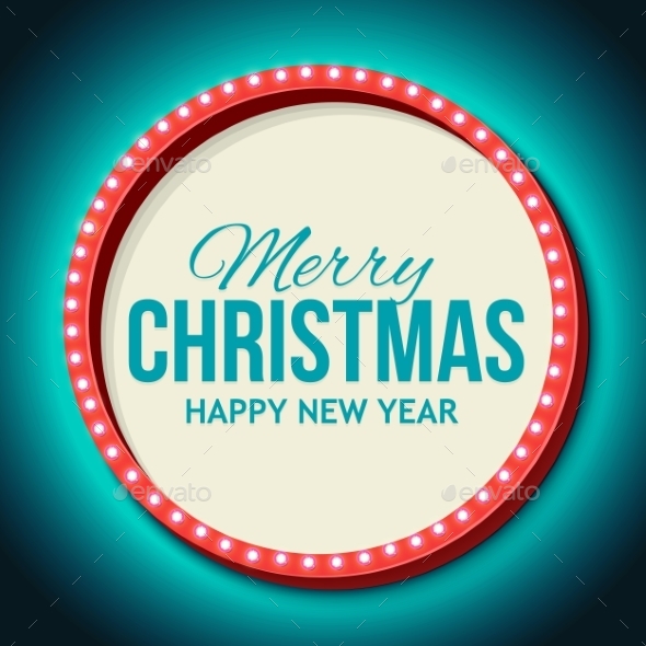 Congratulation To Christmas With Night Retro - Christmas Seasons/Holidays