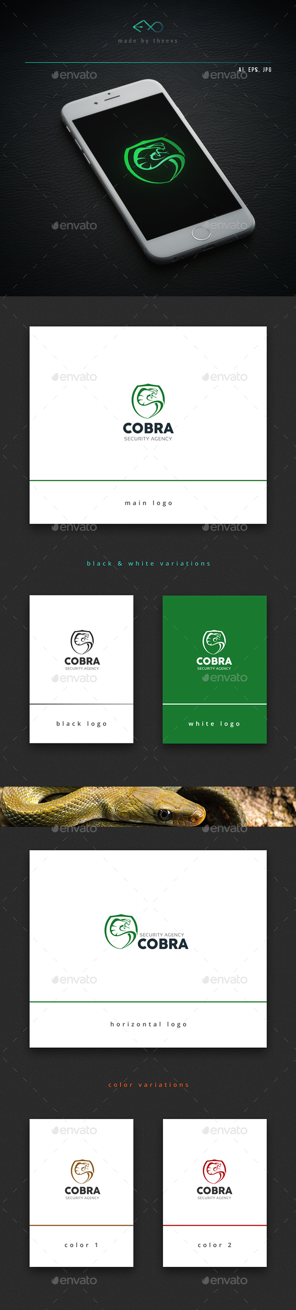 Cobra - Animals Logo Templates