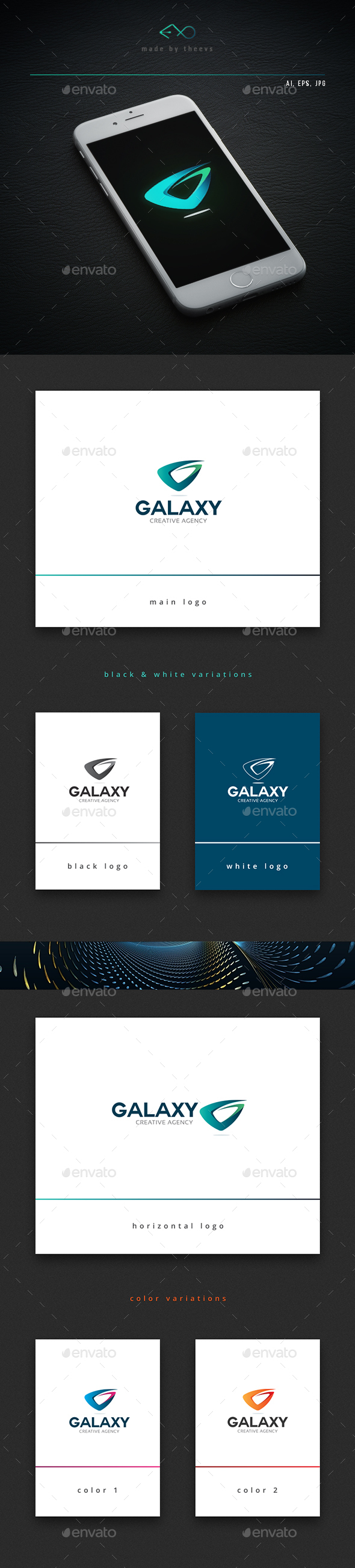 Galaxy - Letters Logo Templates