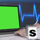 Doctor Using  Green Screen Laptop - VideoHive Item for Sale