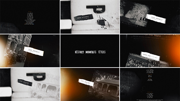 History Moments Movie - VideoHive 14040940