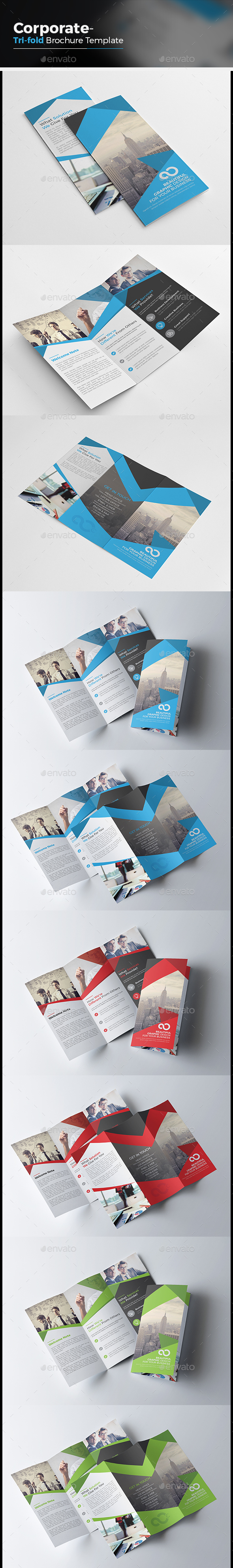Corporate Tri fold Brochure - Corporate Brochures