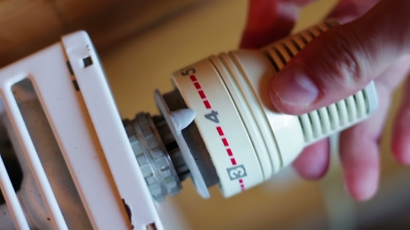 Heating Radiator Turn On And Turn Off, Stock Footage | VideoHive