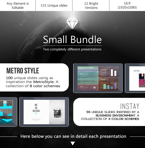 Small Bundle PTT 3 - PowerPoint Templates Presentation Templates