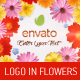 Logo in Flowers - VideoHive Item for Sale