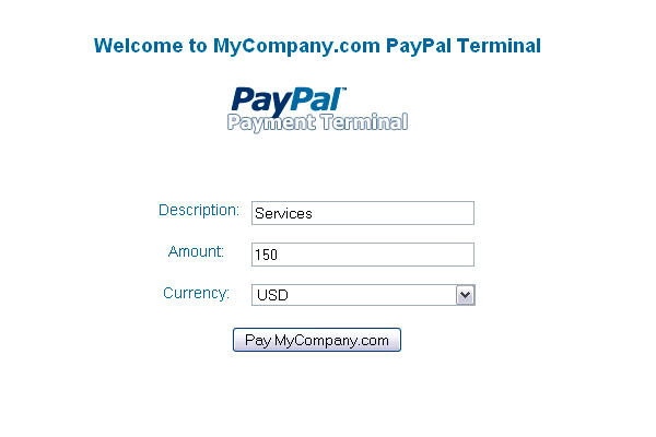 PayPal Payment Terminal - CodeCanyon 47404