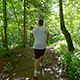 Sporty Young Man Running On Trail - VideoHive Item for Sale