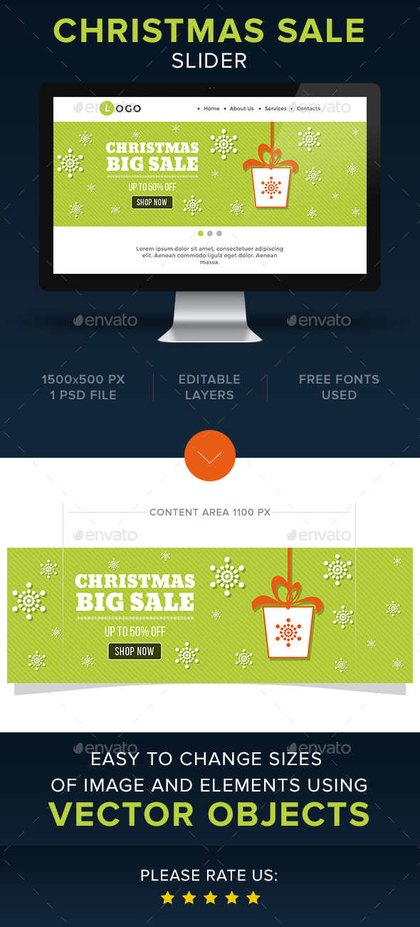 Christmas Slider - Sliders & Features Web Elements