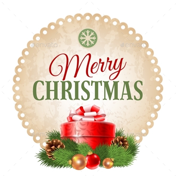 Christmas Label - Christmas Seasons/Holidays