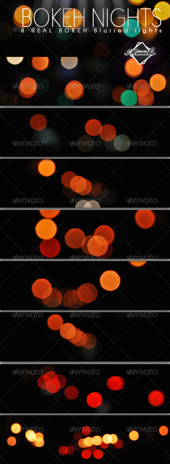 Bokeh Nights - Real blurred lights - Abstract Textures