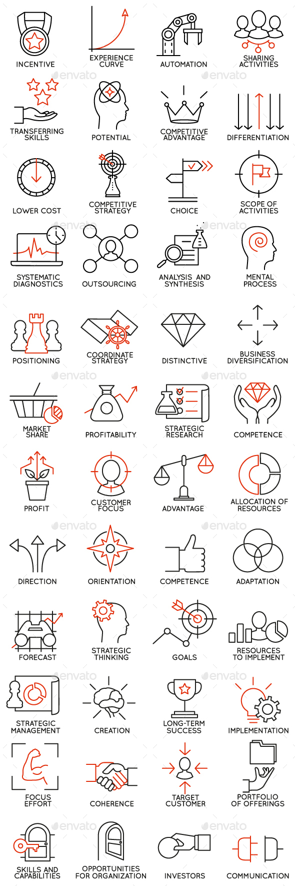 Icons Set of Business Management - part 3 - Business Icons