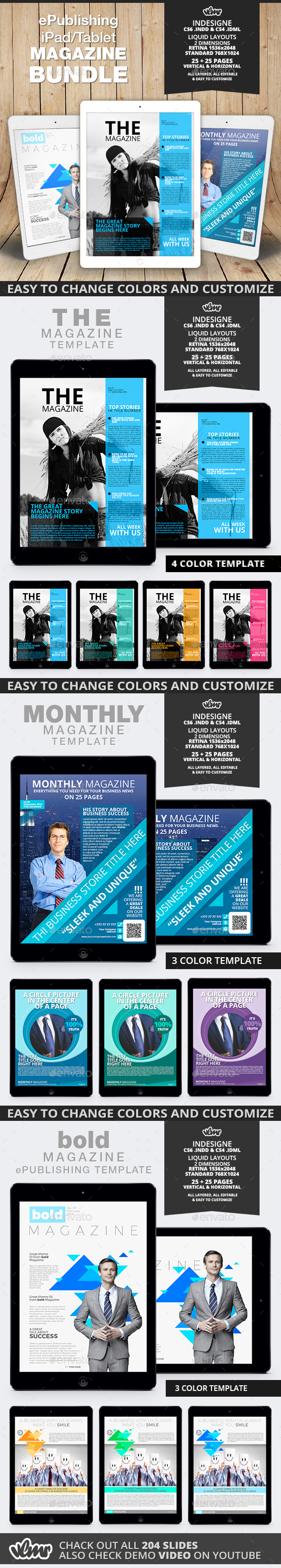 ePublishing iPad / Tablet Magazine Bundle - Digital Magazines ePublishing