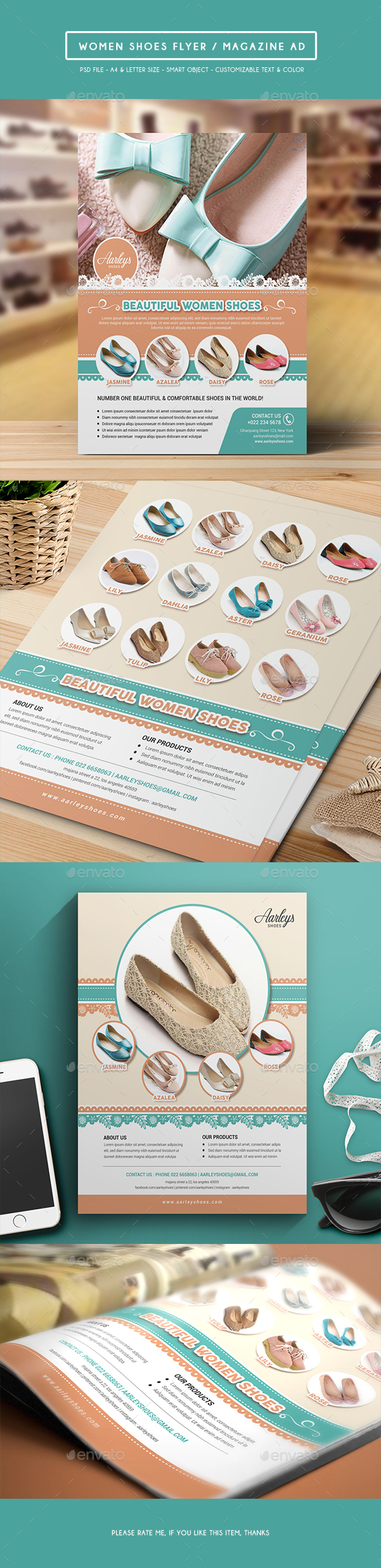 Women Shoes Flyer / Magazine Ad - Corporate Flyers
