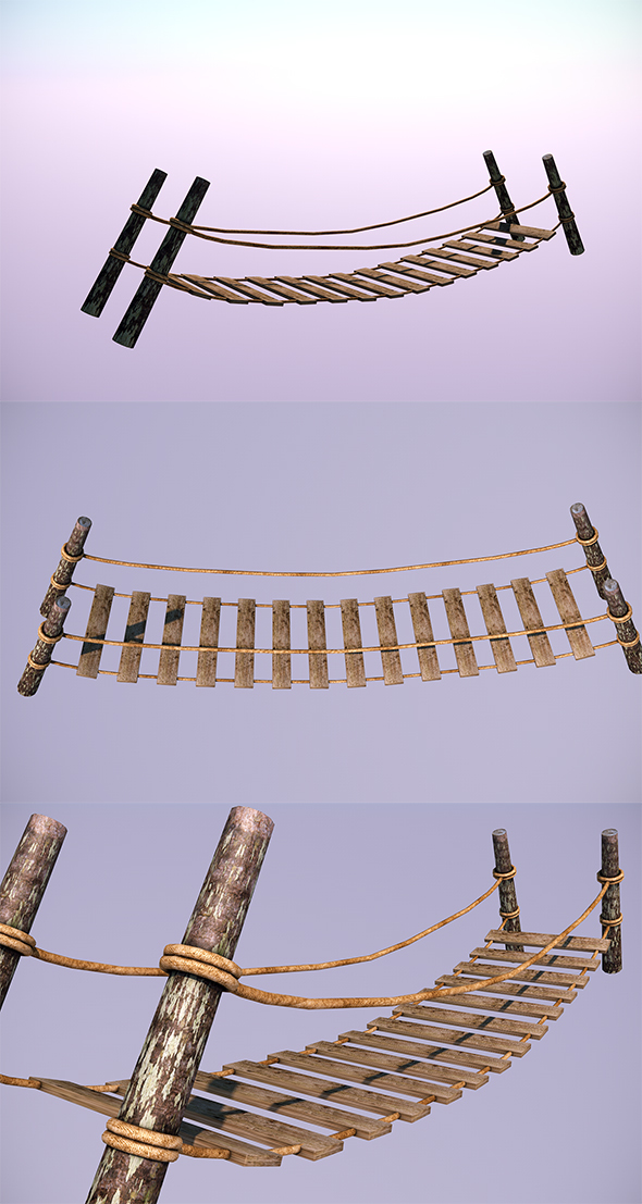 Low Poly Wooden - 3Docean 14061586