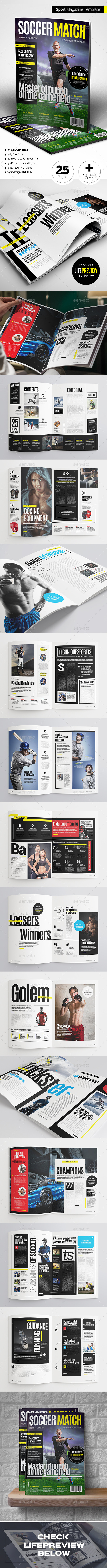 Sport Magazine - Magazines Print Templates