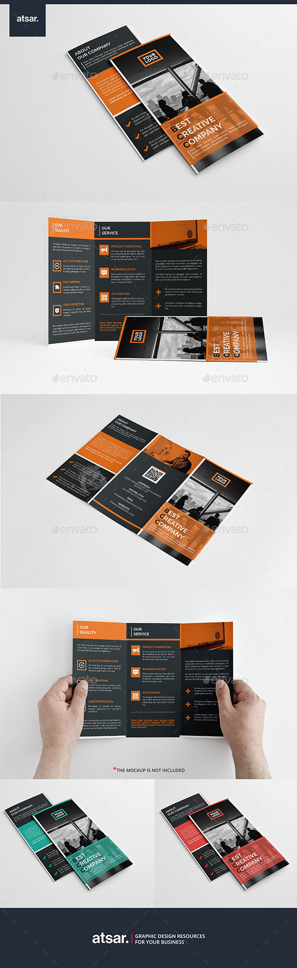 Squaro Trifold Brochure - Corporate Brochures