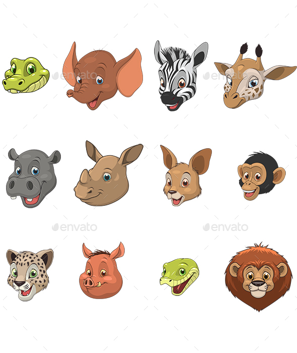 Funny Kids Animals - Animals Characters