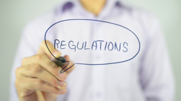 Regulations, Illustration on Transparent Screen alt